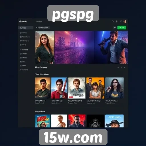 Interface do pgspg é fácil de usar